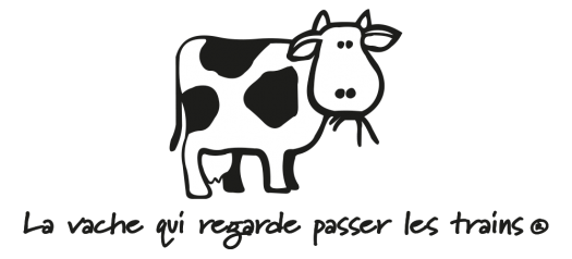 La vache qui regarde passer les trains