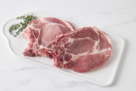Côtes de porc au spieringue Coprosain / Coprobio