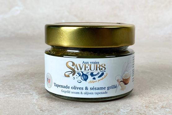 Tapenade van olijven en geroosterde sesam Aux Vraies Saveurs