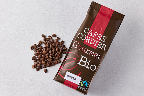 Café en GRAINS Gourmet, Fair Trade Café Cordier bio