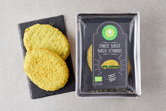 Veggie spinazieburgers (2 st.) De Paddestoel bio