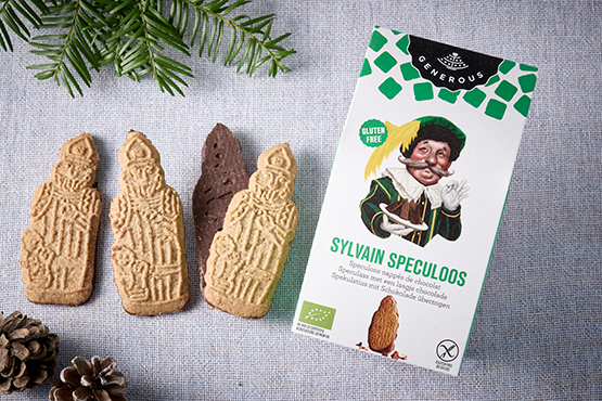 Spéculoos St-Nicolas enrobés de chocolat Generous bio