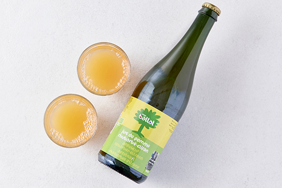 Jus de Pomme - Rhubarbe - Citron Marc Ballat bio