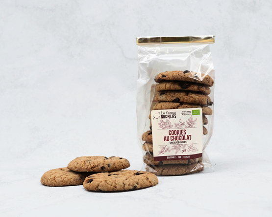 Cookies aux pépites de chocolat Ferme Nos Pilifs bio