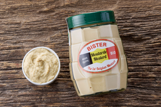 Moutarde douce aux grains belges Bioster
