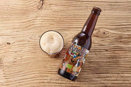 La Brunette, bruin bier La Brasserie du Renard bio