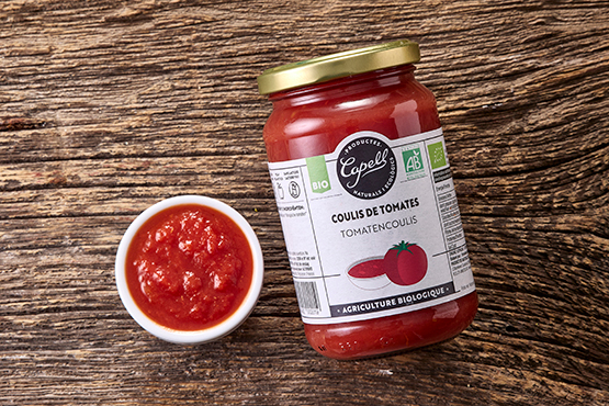 Coulis van verse tomaten, Capell bio