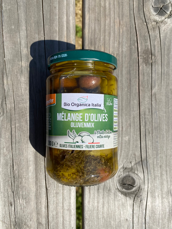 Mélange d'olives à l'huile, Bio Organica bio