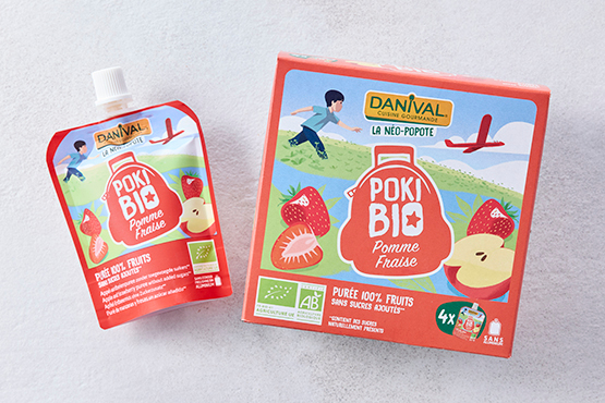 PokiBio Pomme Fraise, Danival bio