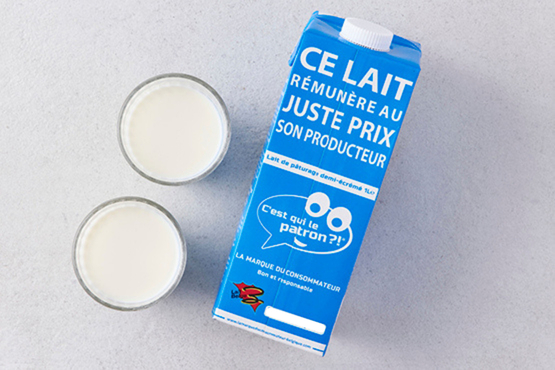 Halfvolle weidemelk C'est qui le patron ?