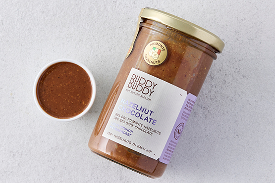 Beurre de noisettes au chocolat noir BUDDY BUDDY bio