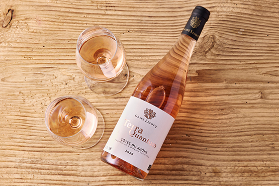 Terra Quantum, vin rosé Grafé Lecocq bio