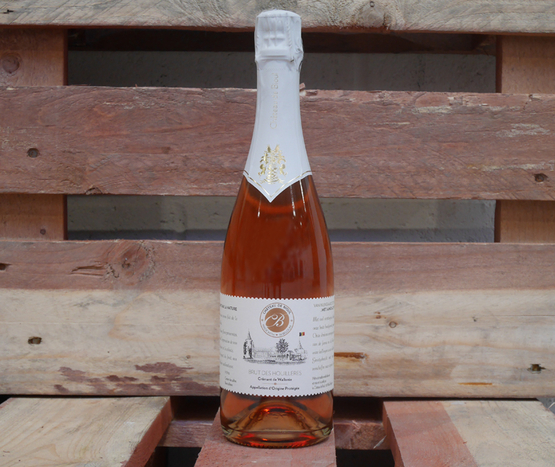 Brut des Houillères, crémant rosé wallon Château de Bioul