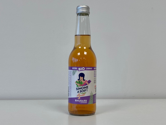 Canette rhubarbe & lavande pétillante Simone a Soif bio