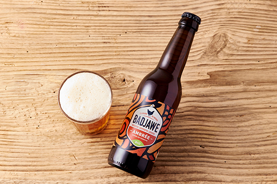 Badjawe bière ambrée Brasserie Coopérative Liégeoise bio