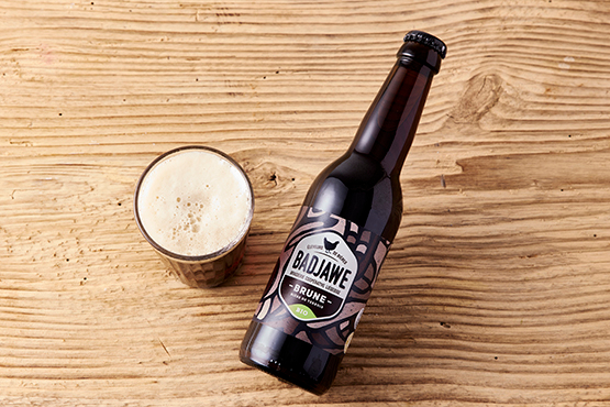 Badjawe bière brune Brasserie Coopérative Liégeoise bio