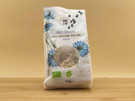 Crackers met komijn van Nigel Mad Lab bio