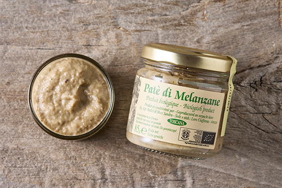 Pâté aubergine, Radici bio