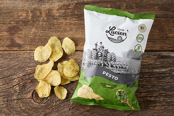 Chips au pesto Les chips de Lucien
