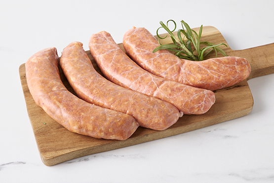 Saucisses curry rouge-lait de coco Saucisses