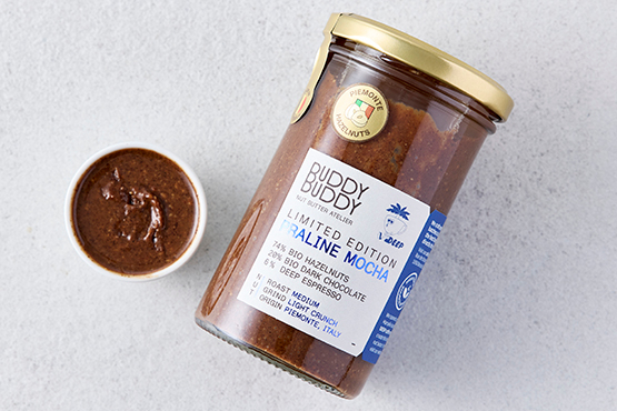 Beurre de noisettes au chocolat noir et espresso BUDDY BUDDY bio