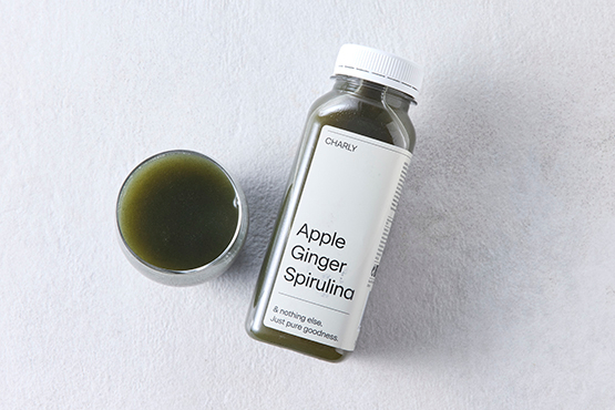 Jus pomme, gingembre et spiruline Misuko bio