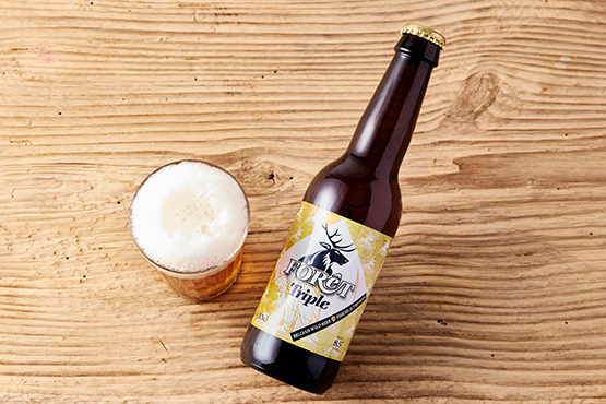 Bière triple blonde Brasserie artisanale Forêt