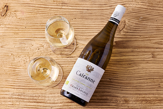Cairanne, vin blanc Grafé Lecocq bio