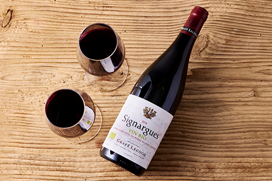 Signargues, vin rouge Grafé Lecocq bio