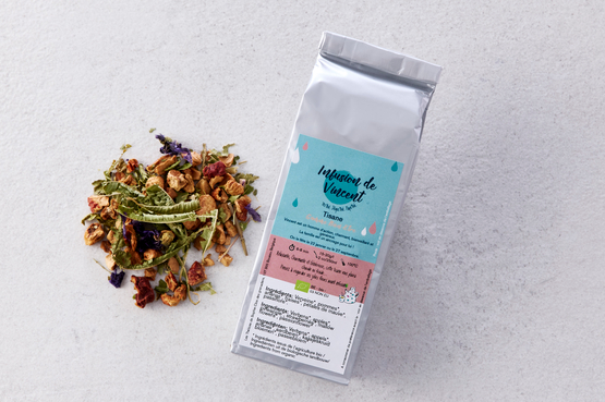 Infusion de Vincent - verveine, pommes, ananas & fraises Les Thélices de Sophie bio