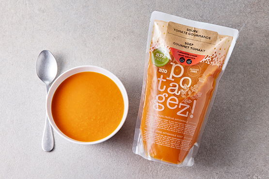 Soupe tomate gourmande Potagez! bio