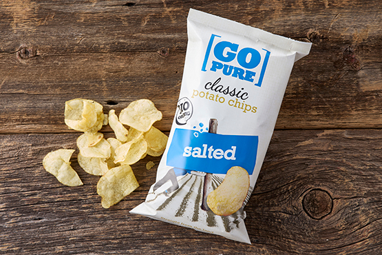 Gezouten chips, Go Pure bio