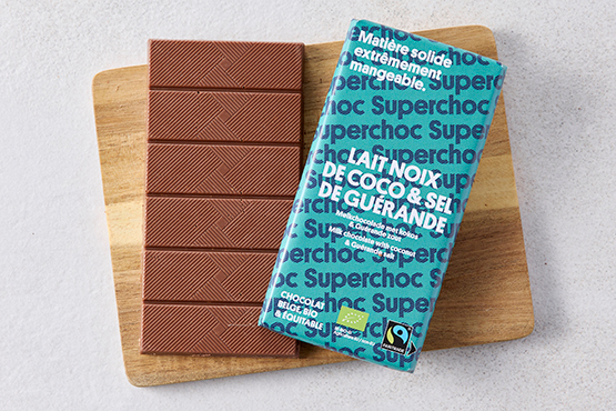 Melkchocolade met kokosmelk Supersec bio