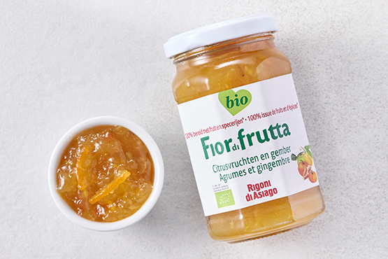 Confiture agrumes & gingembre, Fior di frutta Rigoni do Asiago bio