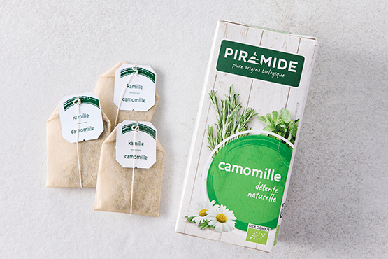 Thé camomille en sachets, Piramide bio