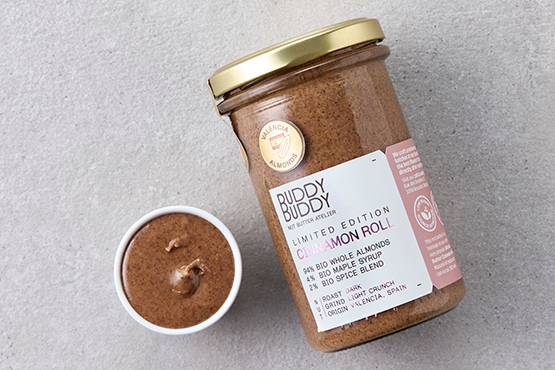 Beurre d'amandes sirop d'érable et cannelle BUDDY BUDDY bio