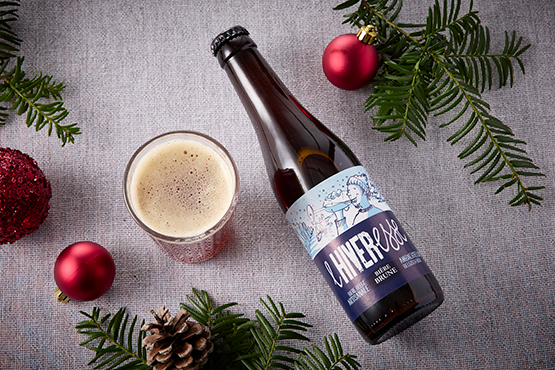 Hiveresse, bière de Noël Brasserie de la Lesse bio