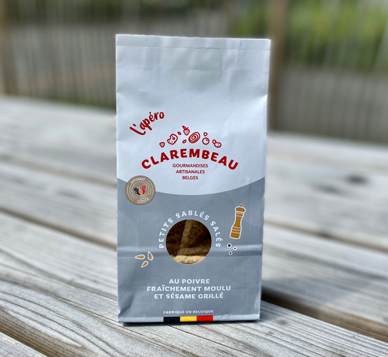 Crackers poivre et sésame Clarembeau