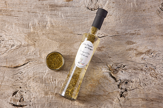 Vinaigre de cidre à l'ail des ours Saveurs du Verger
