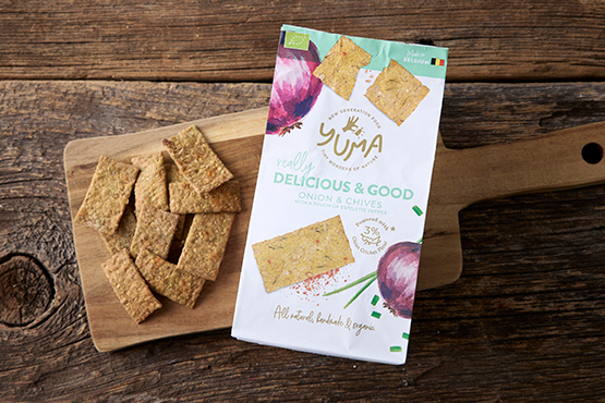 Crackers oignons, ciboulette & piment d'Espelette Yuma bio