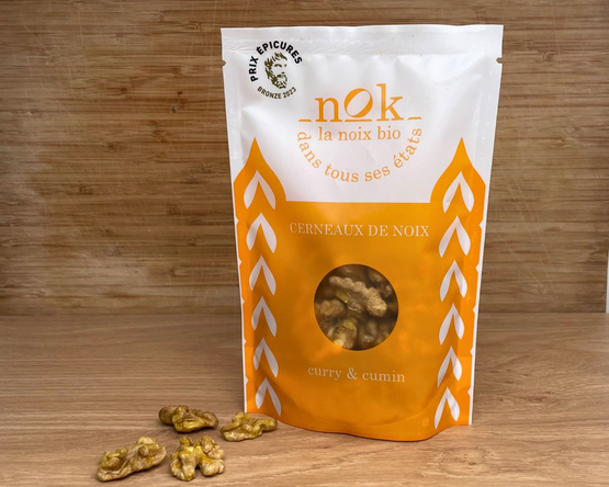 Cerneaux de noix au curry & cumin nOk bio
