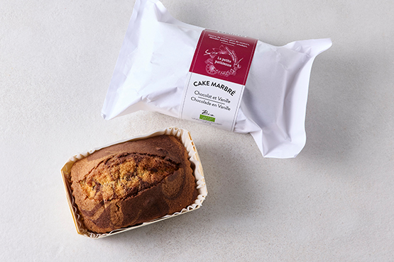 Cake marbré chocolat et vanille La Petite Parisienne bio