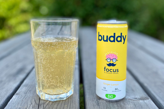 Boisson naturelle énergie - Citron gingembre buddy bio