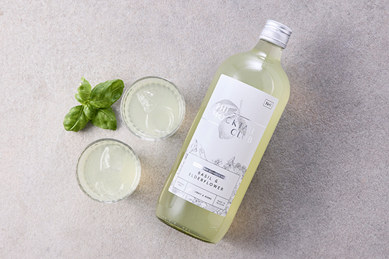 Mocktail basilic & fleurs de sureau Mocktail Club