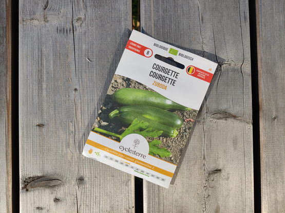 Semences Courgette Zuboda Cycle en terre bio