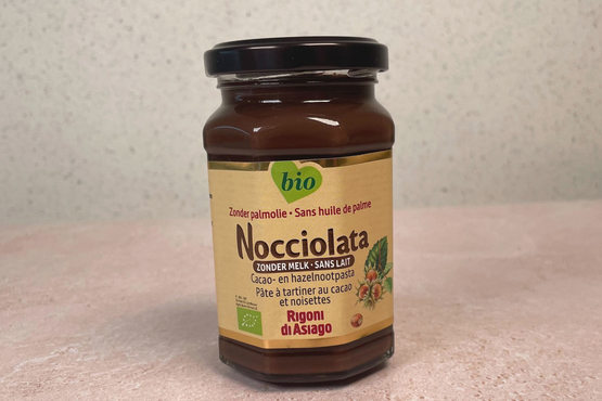 Pâte à tartiner Nocciolata noisette sans lactose Rigoni do Asiago bio