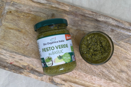 Groene pesto met basilicum bio