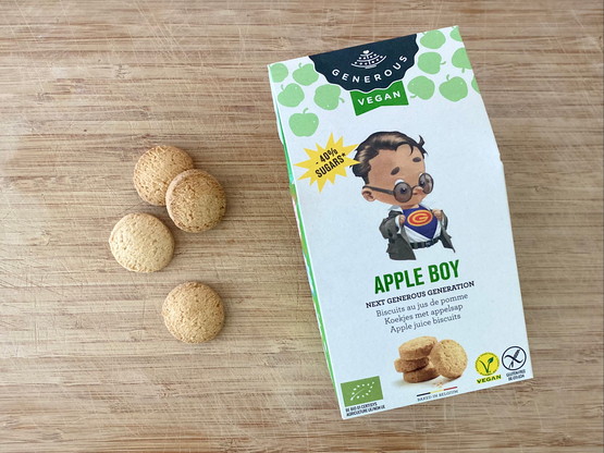 Biscuit au jus de pomme "Apple boy", sans gluten Generous bio