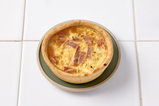 Mini quiche aux poireaux, jambon et emmental Atelier de Max