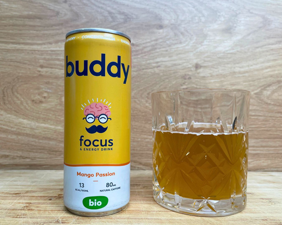 Boisson naturelle énergie - Mango-Passion buddy bio